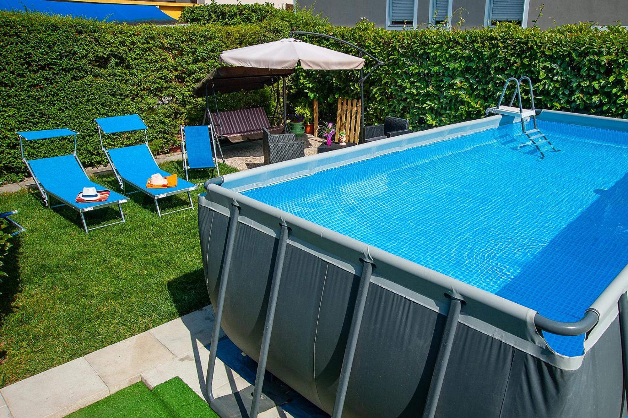 Depandance Con Piscina In Uso In Esclusivo In B&B SantʼAntonio Abate Exteriör bild